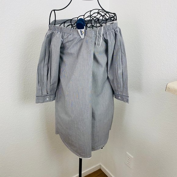 GREYLAN Cold Shoulder Long Sleeve Dress M cotton - Picture 11 of 15